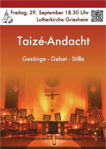 Taizé-Plakat 09/23